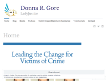 Tablet Screenshot of donnagore.com